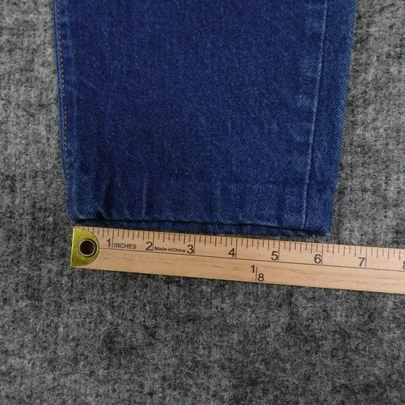 Vintage Levi's 17505 XX Jeans Womens 9 Blue High Rise Tapered Leg USA Made 27" - Picture 10 of 14